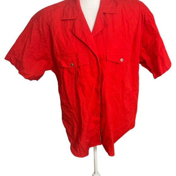 Vintage Women LizWear Button Down
Red Shirt NWT Large headstock pockets - Picture 2 of 14